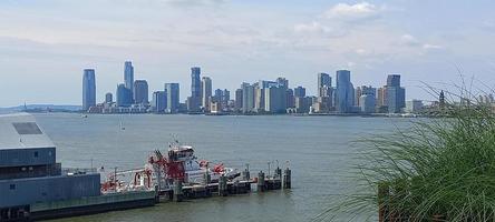 Manhattan horizon in nieuw york foto