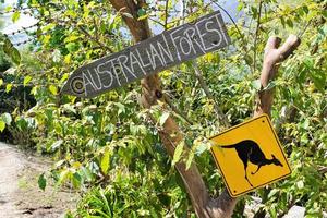 handgeschilderde borden in Australië foto