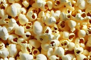 geel popcorn achtergrond foto