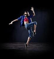 moderne danseres (donkere versie) foto