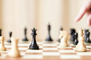 schaken, schaak spel foto