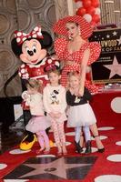 los angeles - jan 22 minnie muis, katy peren, nichtjes Bij de minnie muis ster ceremonie Aan de Hollywood wandelen van roem Aan januari 22, 2018 in Hollywood, ca foto