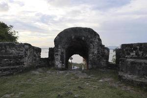 visie van otanaha fort. otanaha fort is een historisch plaats dat heeft nu geweest draaide zich om in een toerist plek foto