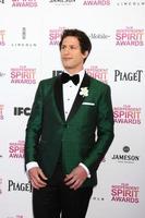 los angeles - feb 23 - andy samberg woont . bij de 2013 film onafhankelijk geest prijzen Bij de tent Aan de strand Aan februari 23, 2013 in de kerstman monica, ca foto