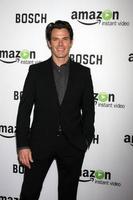 los angeles - feb 3 - josh caaubon Bij de bosch amazon rood tapijt première screening Bij een booglicht Hollywood theaters Aan februari 3, 2015 in los engelen, ca foto