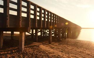 poeder punt brug in duxbury gedurende de gouden uren foto