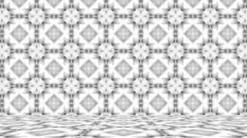 grijs kamer met abstract patroon foto