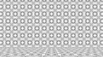 grijs kamer met abstract patroon foto