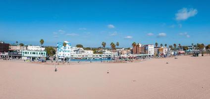 antenne visie van de kustlijn in Venetië strand, ca foto