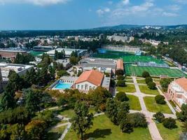 antenne visie van de Amerikaans voetbal stadion Bij de Universiteit van Californië, los angeles foto