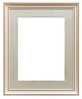 wit houten frame