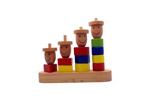 kinderen houten puzzel foto