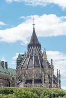 bibliotheek van parlement van Canada in Ottawa foto