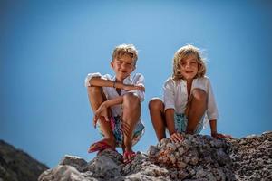 hoog naar de lucht foto