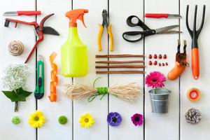 tuinieren en bloemist tools. foto