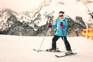 ziek worden de het beste skiër foto