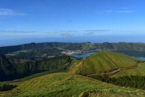 caldeira meren van sete cidades Aan sao miguel foto