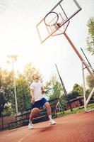 straat basketbal betaler foto