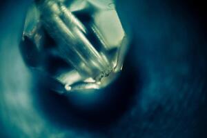 supermacro van glas kraal foto