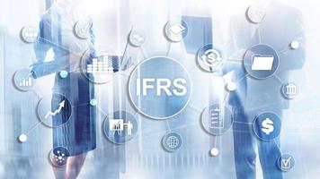 ifrs Internationale financieel rapportage normen regulatie instrument. foto