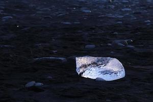 jokulsarlon ijsstrand in ijsland foto