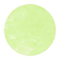 licht groen hand- getrokken waterverf circulaire kader achtergrond structuur met vlekken foto
