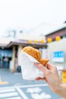 taiyaki - pannenkoek vis scheren in Japanse stijl foto