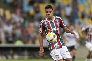 rio, Brazilië, november 02, 2022, alexsander speler in bij elkaar passen tussen fluminense vs sao paulo door 36e ronde van braziliaans kampioenschap, een serie in maracana stadion foto