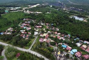 antenne visie van pt kpc kantoor complex. pt kaltim prima steenkool is de grootste steenkool produceren bedrijf in Indonesië. foto