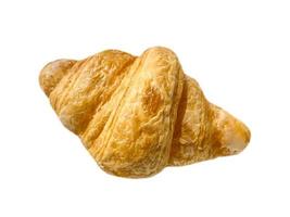 croissant geïsoleerd Aan wit foto