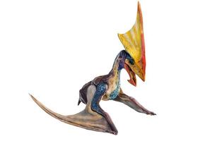 dinosaurus , tupandactylus geïsoleerd achtergrond knipsel pad foto