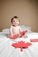 Canadese babyjongen, concept