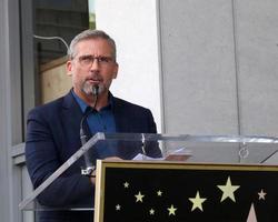 los angeles - aug 20 - steve carell Bij de jennifer vergaren ster ceremonie Aan de Hollywood wandelen van roem Aan augustus 20, 2018 in los engelen, ca foto