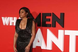 los angeles - jan 28 - taraji p henson Bij de wat mannen willen première Bij de dorp theater Aan januari 28, 2019 in westhout, ca foto