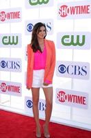 los engelen, jul 29 - daniela ruah arriveert Bij de cbs, cw, en show Time 2012 zomer tca partij Bij Beverly hilton hotel aangrenzend parkeren veel Aan juli 29, 2012 in Beverly heuvels, ca foto