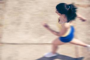 jogging vrouw visie foto