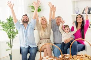 gelukkig familie visie foto