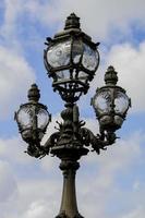 Parijs straat lantaarn foto