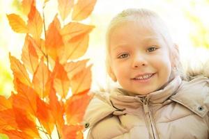 schattig klein meisje foto