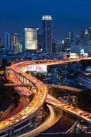 De snelweg van Bangkok en weg hoogste mening, Thailand
