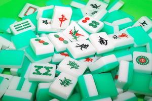 mahjong tegels foto