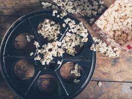 filmrol en popcorn foto