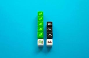 industrieel koolstof dioxide absorptie stations consumeren voor co2 uitstoot. verminderd kas gas- gevolg Aan de omgeving. revolutie in de industrieel economie. technologieën tegen globaal opwarming. foto