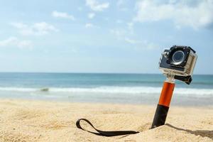 actie camera Aan de strand foto