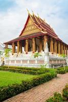 wat ho fakeo tempel is een boeddhistisch archaïsch plaats en reizen aantrekkelijk mijlpaal van vientiane hoofdstad stad van Laos foto