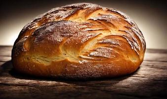 oven - traditioneel vers heet gekookt brood. brood dichtbij schieten. foto