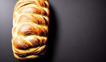 oven - traditioneel vers heet gekookt brood. brood dichtbij schieten. foto