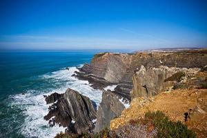 western Portugal oceaan kustlijn foto