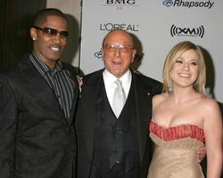 jamie foxx clive Davis Kelly clarkson clive Davis jaar- pre-grammy partij Beverly hilton hotel Beverly heuvels, ca februari 7, 2006 foto