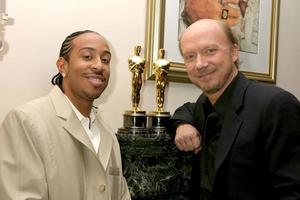 Chris ludicris bruggen paul haggis Botsing na oscar viering los engelen, ca maart 6, 2006 foto